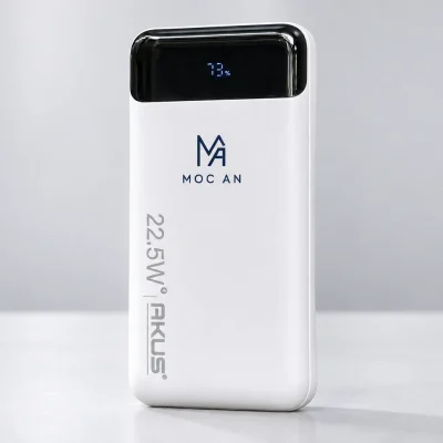 Mô phỏng logo MA MOC AN trên AKUS DP136 trắng