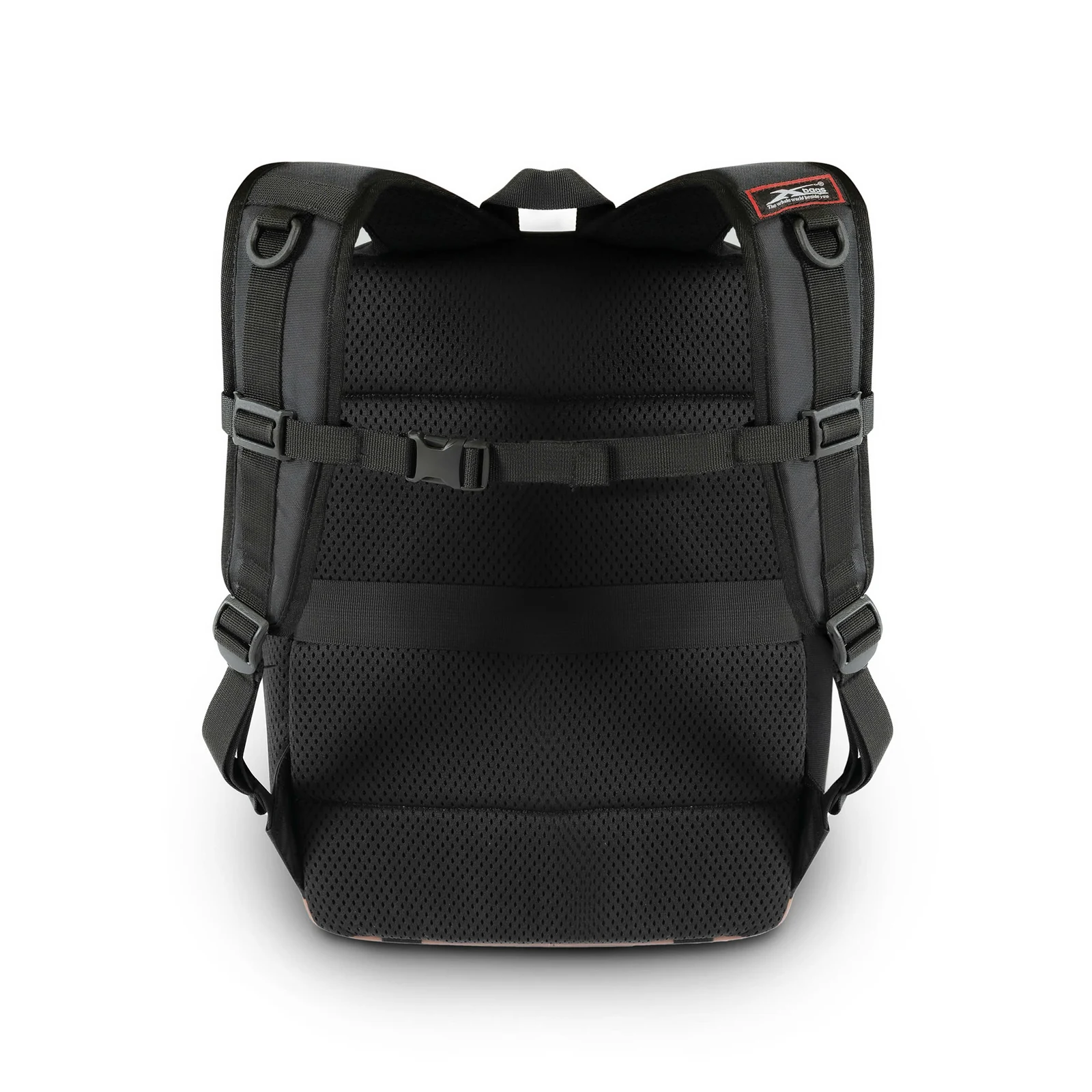 Mặt lưng và quai XBag 04 Ảnh gốc mặt lưng phủ lưới, quai đeo và đai ngang của XBag 04