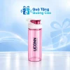 Bình nước 500 ml màu hồng cổ nắp trắng trên nền Quà Tặng Quảng Cáo xanh nhạt