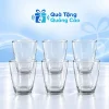 Bộ 6 ly thủy tinh MT38-13 trên nền Quà Tặng Quảng Cáo