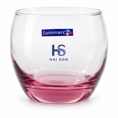 Minh họa biểu tượng HS và tên HAI SON trên phần thân trong của ly J5386