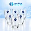 Bộ 6 ly thủy tinh Luminarc L8951 trên nền Quà Tặng Quảng Cáo xanh nhạt