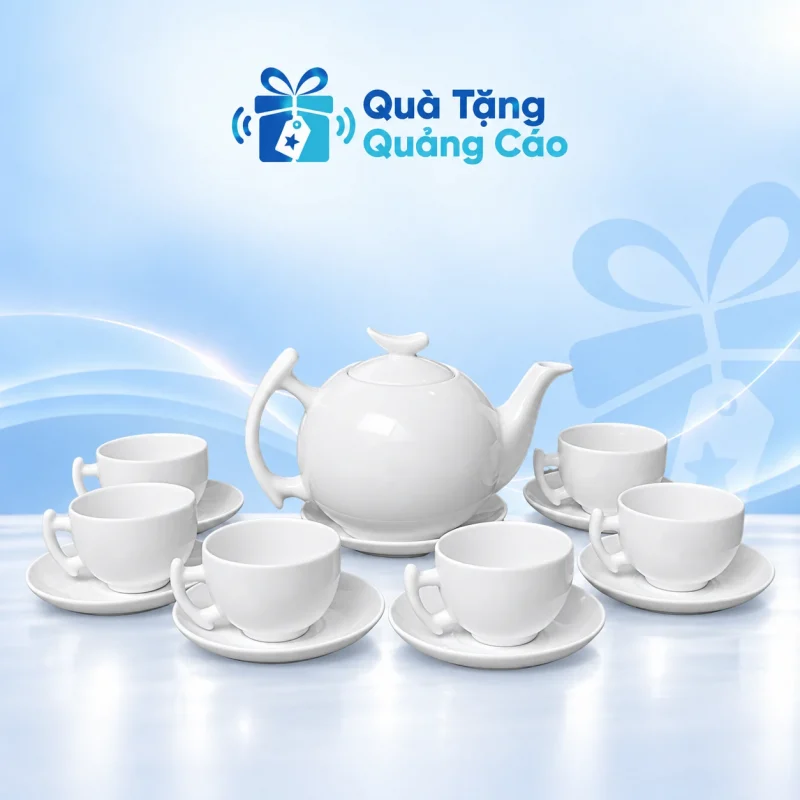 Bộ trà bưởi cành 650 ml in logo