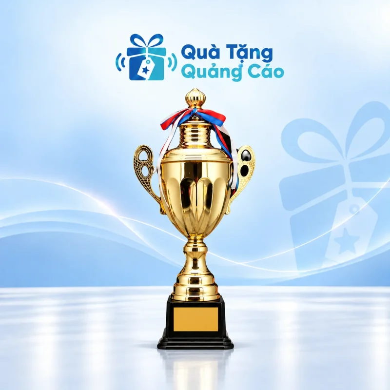 Cúp thể thao 1503A cao 54cm in logo