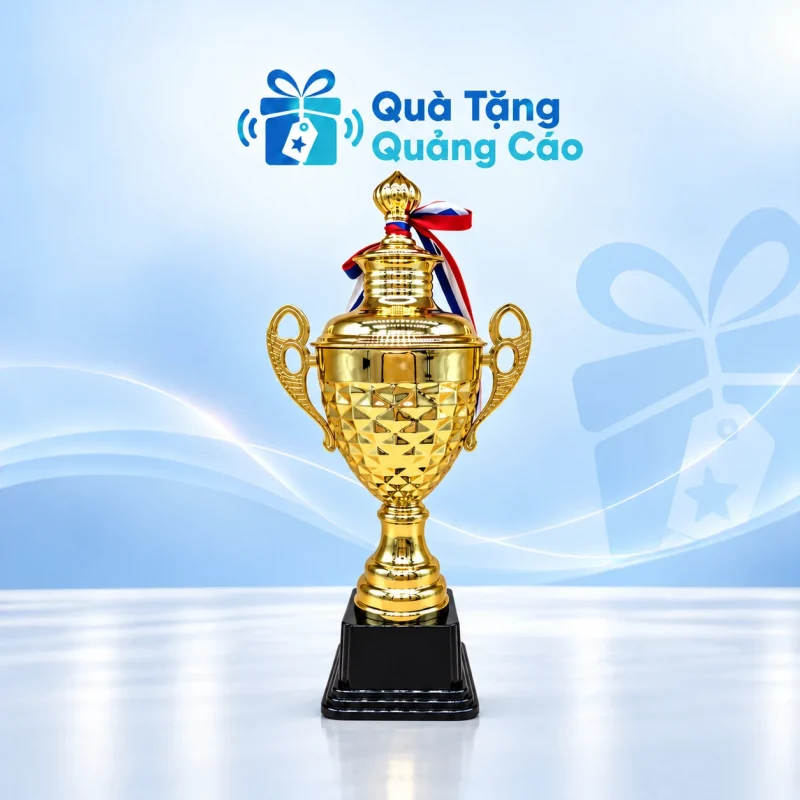 Cúp thể thao 1509A cao 54cm in logo