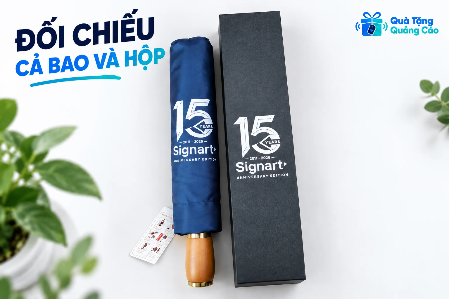 Ô Signart trong bao, hộp kín và thẻ hướng dẫn như các món có trong ảnh nguồn