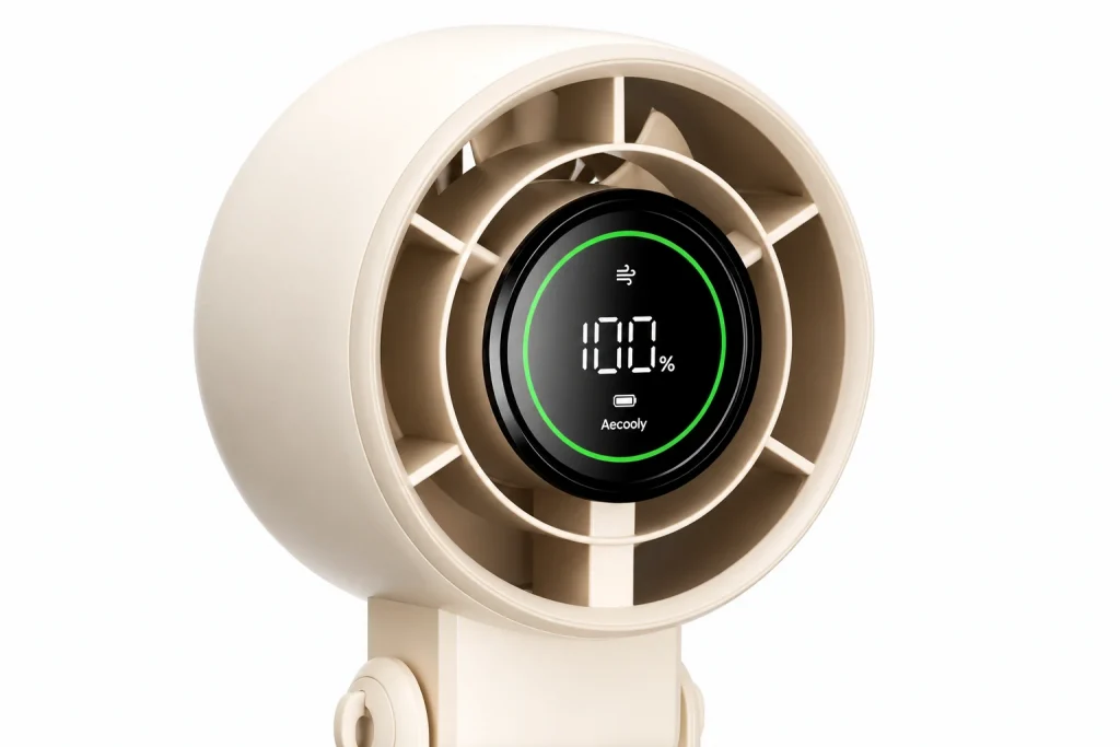 Minh họa cận đầu quạt và màn hình Halo 02 PB02-A