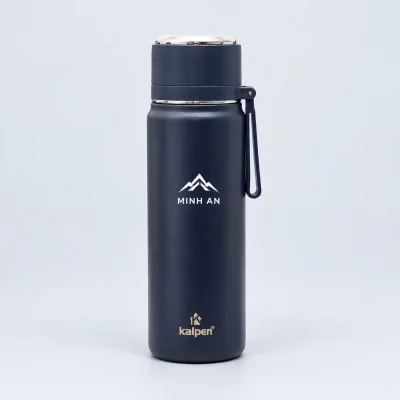 Mô phỏng logo MINH AN sáng màu trên Kalpen AR15 xanh than