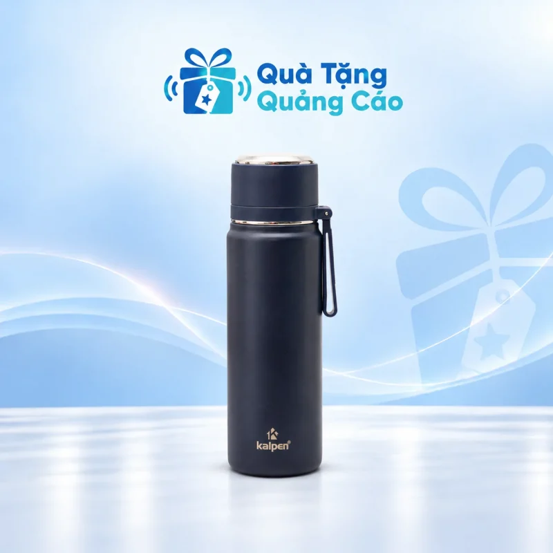 Bình giữ nhiệt Kalpen AR15 500 ml xanh than in logo