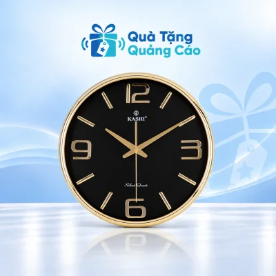 Kashi HM381-YC mặt đen viền vàng trên nền Quà Tặng Quảng Cáo