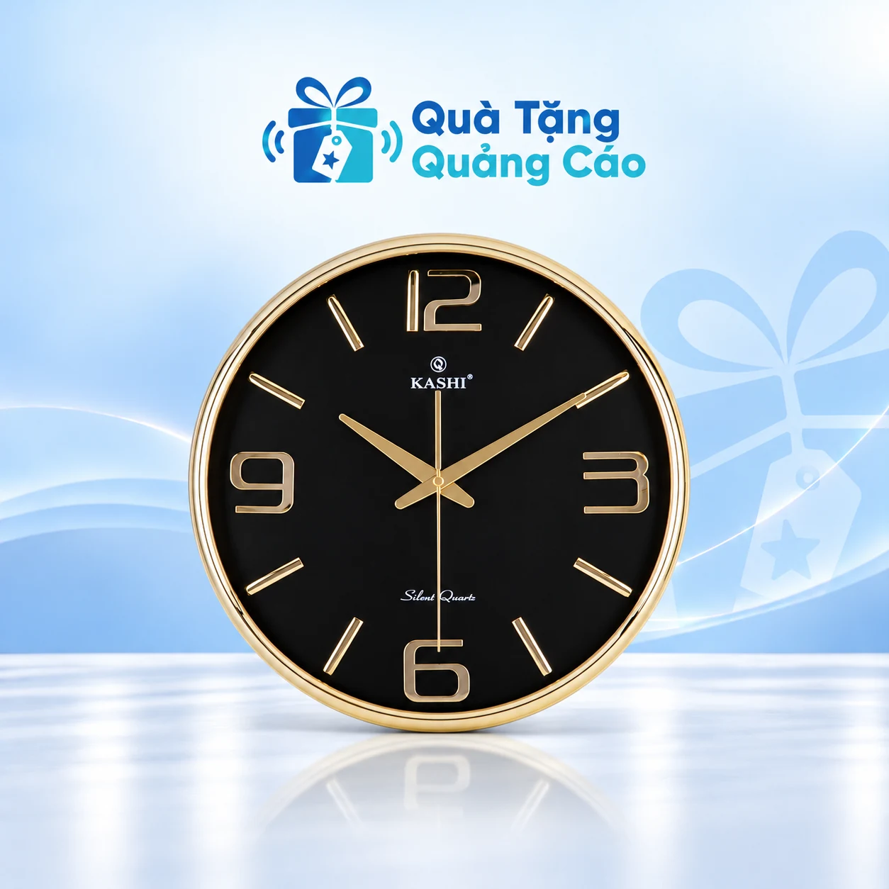 Kashi HM381-YC mặt đen viền vàng trên nền Quà Tặng Quảng Cáo Kashi HM381-YC mặt đen viền vàng trên nền Quà Tặng Quảng Cáo