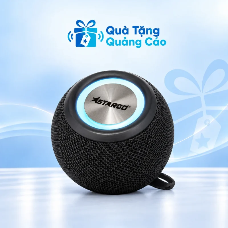 Loa Bluetooth StarGO Boom Lite màu đen in logo