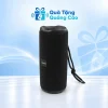 Loa StarGO FlexGo đen thân đứng bọc vải trên nền xanh nhạt