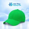 Mũ lưỡi trai xanh lá bằng vải kaki cotton trên nền Quà Tặng Quảng Cáo