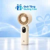 Quạt Aecooly Halo 04 PE02 màu kem trên nền thương hiệu