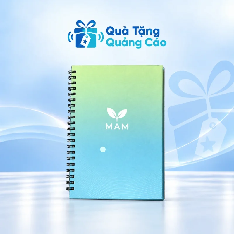 Sổ lò xo A5 bìa carton in logo