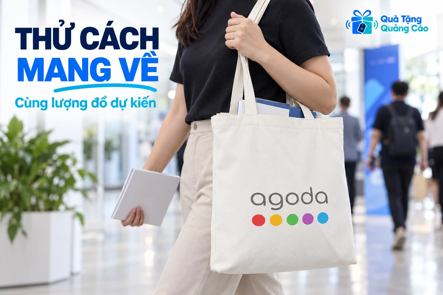Thử mang túi cùng lượng tài liệu dự kiến sau buổi gặp