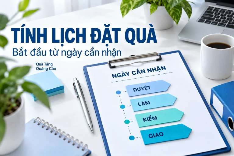 Bảng Ngày cần nhận với các nhãn Duyệt, Làm, Kiểm và Giao